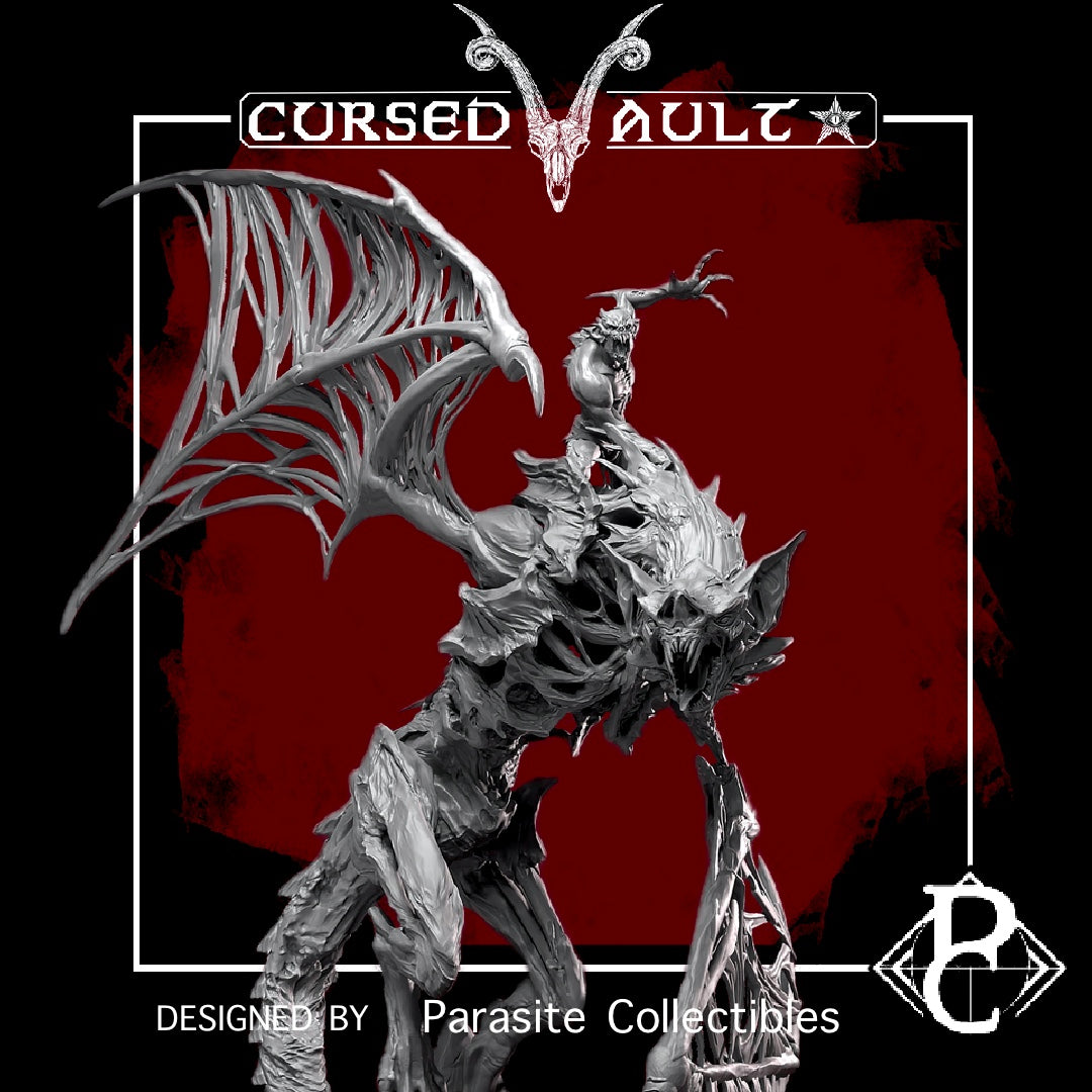 Zombie Dragon & Demon Rider Variant A | Miniature