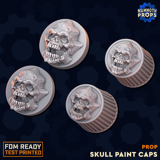 Skull Face Paint Caps | Painting Accessory