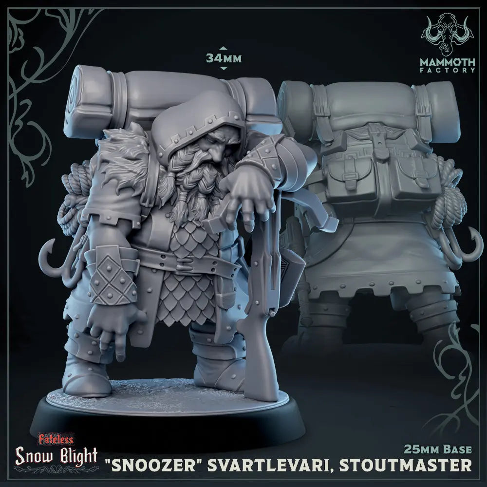 "Snooze" Svartevari | Miniature