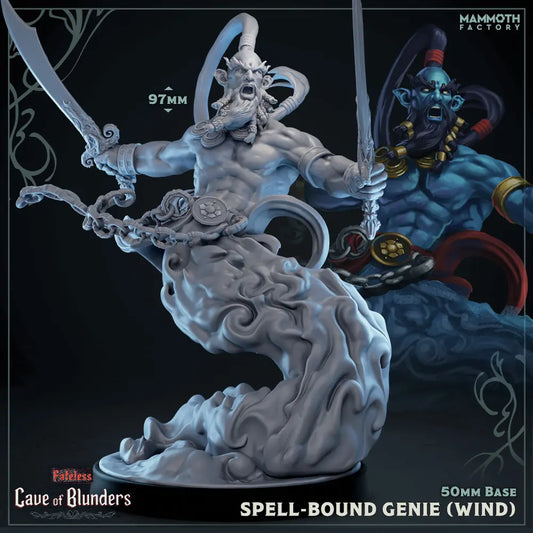 Spell-Bound Wind Genie | Miniature