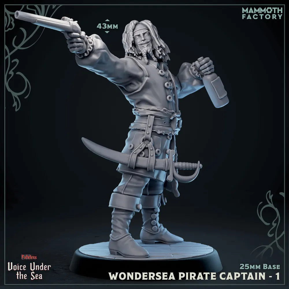 Wondersea Pirate Captin Variant A | Miniature