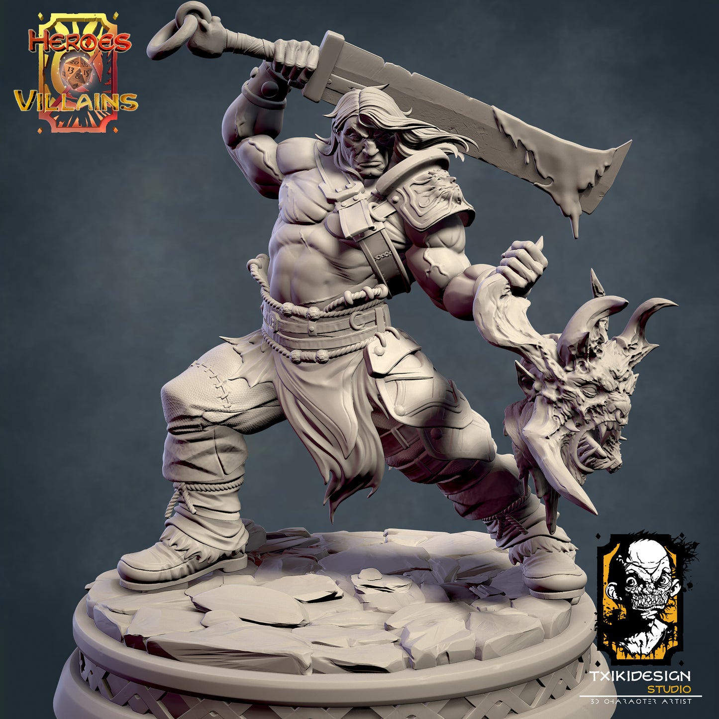 Amtrim the Barbarian | Miniature
